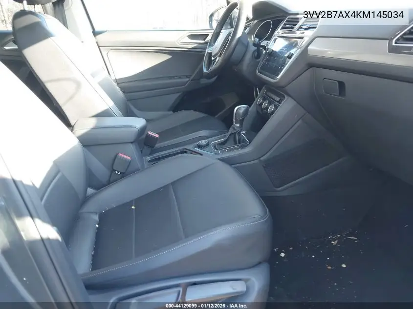 3VV2B7AX4KM145034 2019 Volkswagen Tiguan 2.0T Se/2.0T Sel/2.0T Sel R-Line/2.0T Sel R-Line Black