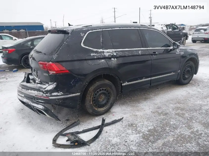 3VV4B7AX7LM148794 2020 Volkswagen Tiguan