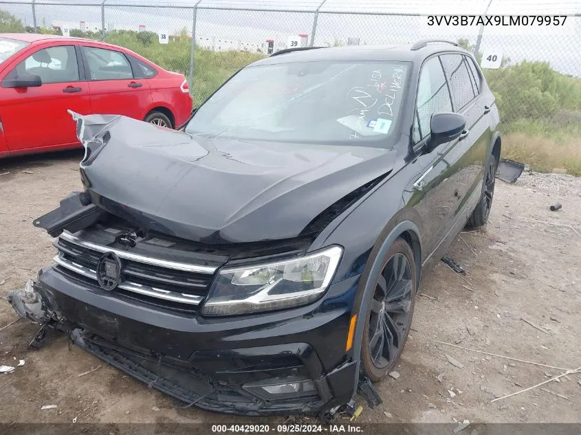 3VV3B7AX9LM079957 2020 Volkswagen Tiguan 2.0T Se/2.0T Se R-Line Black/2.0T Sel