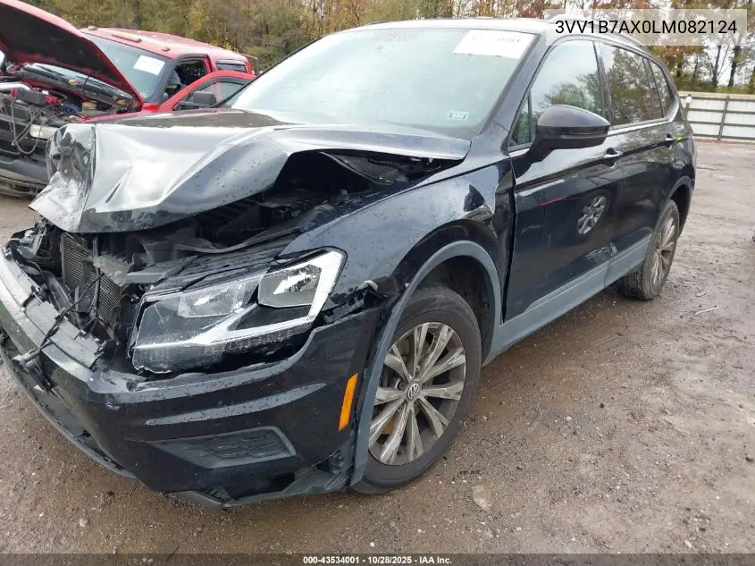 3VV1B7AX0LM082124 2020 Volkswagen Tiguan 2.0T S