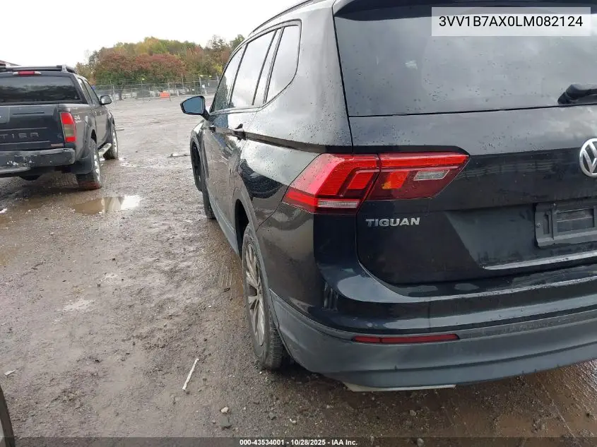 3VV1B7AX0LM082124 2020 Volkswagen Tiguan 2.0T S