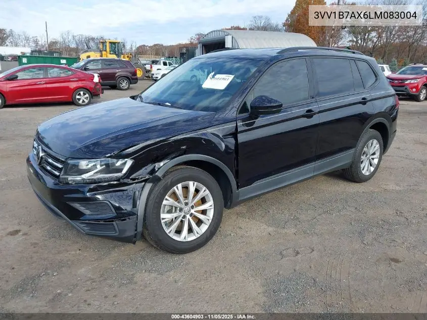 3VV1B7AX6LM083004 2020 Volkswagen Tiguan 2.0T S