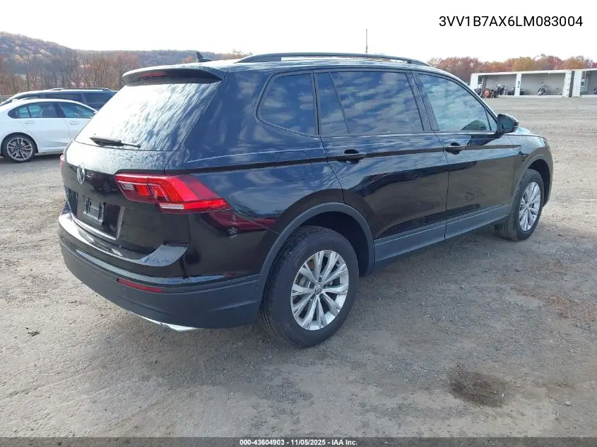 3VV1B7AX6LM083004 2020 Volkswagen Tiguan 2.0T S