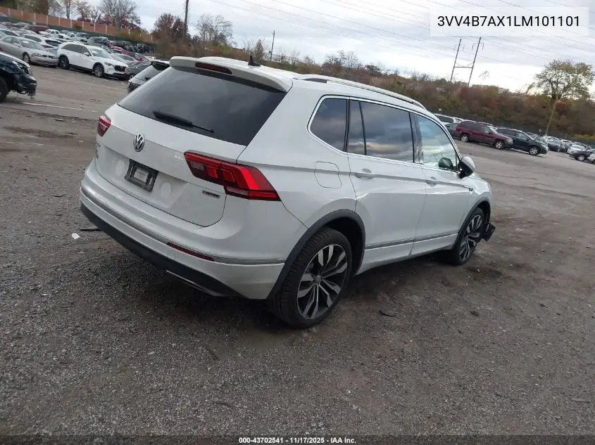 3VV4B7AX1LM101101 2020 Volkswagen Tiguan 2.0T Sel Premium R-Line