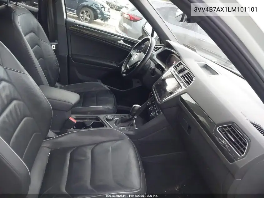 3VV4B7AX1LM101101 2020 Volkswagen Tiguan 2.0T Sel Premium R-Line