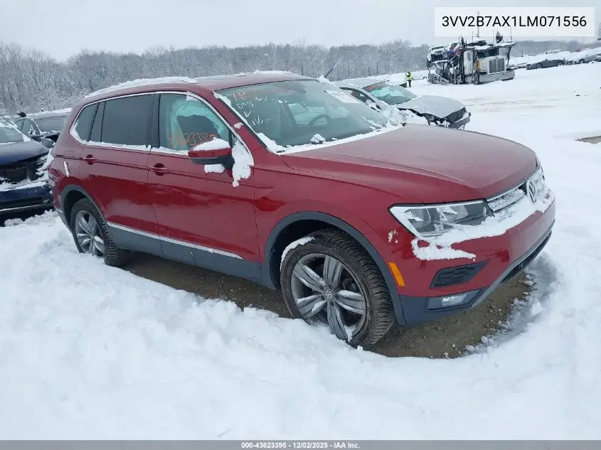 3VV2B7AX1LM071556 2020 Volkswagen Tiguan 2.0T Se/2.0T Se R-Line Black/2.0T Sel