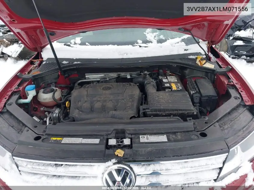 3VV2B7AX1LM071556 2020 Volkswagen Tiguan 2.0T Se/2.0T Se R-Line Black/2.0T Sel