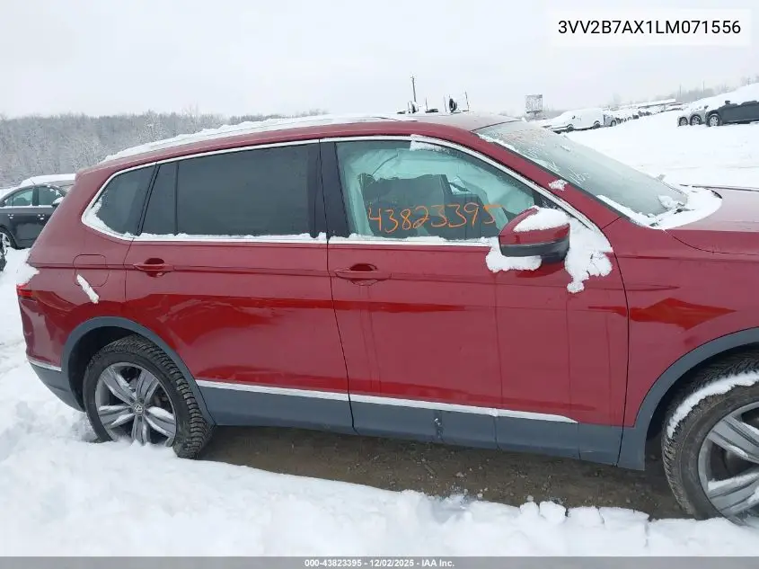 3VV2B7AX1LM071556 2020 Volkswagen Tiguan 2.0T Se/2.0T Se R-Line Black/2.0T Sel