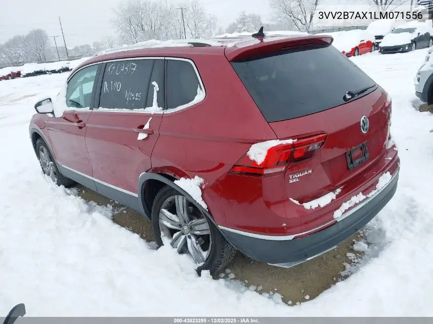 3VV2B7AX1LM071556 2020 Volkswagen Tiguan 2.0T Se/2.0T Se R-Line Black/2.0T Sel