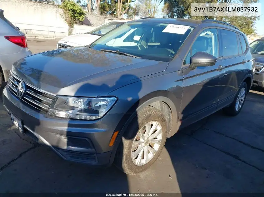 3VV1B7AX4LM037932 2020 Volkswagen Tiguan 2.0T S