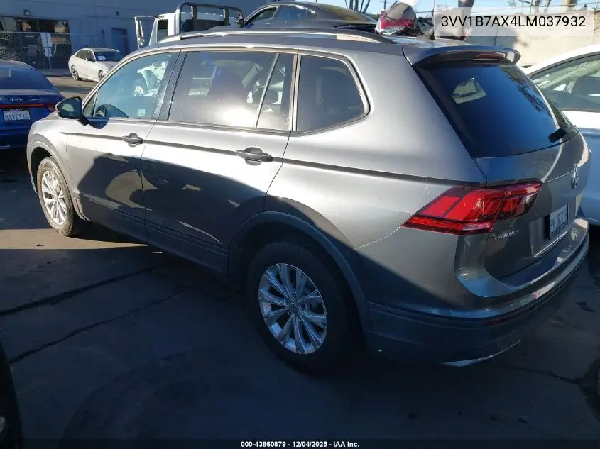 3VV1B7AX4LM037932 2020 Volkswagen Tiguan 2.0T S