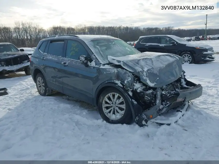 3VV0B7AX9LM132840 2020 Volkswagen Tiguan 2.0T S