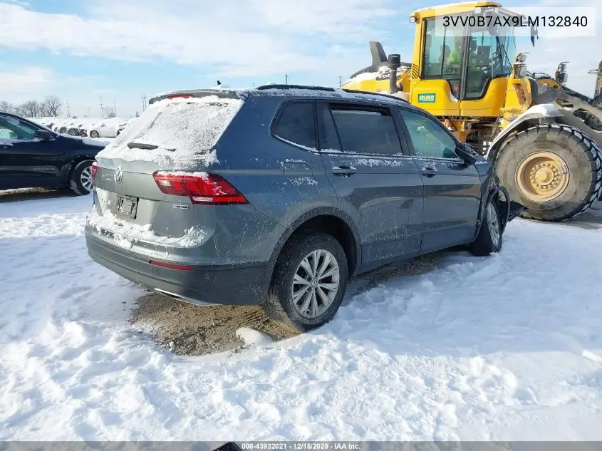 3VV0B7AX9LM132840 2020 Volkswagen Tiguan 2.0T S