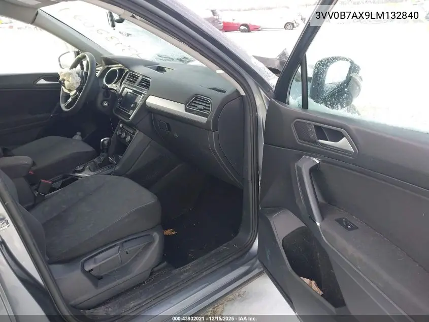 3VV0B7AX9LM132840 2020 Volkswagen Tiguan 2.0T S