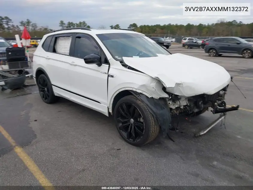 3VV2B7AXXMM132372 2021 Volkswagen Tiguan 2.0T Se/2.0T Se R-Line Black/2.0T Sel