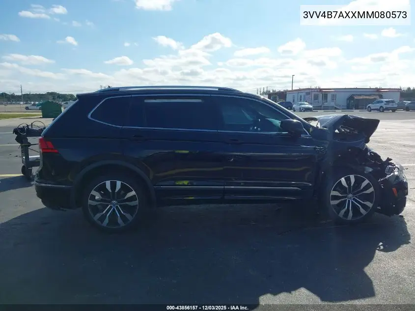 3VV4B7AXXMM080573 2021 Volkswagen Tiguan 2.0T Sel Premium R-Line
