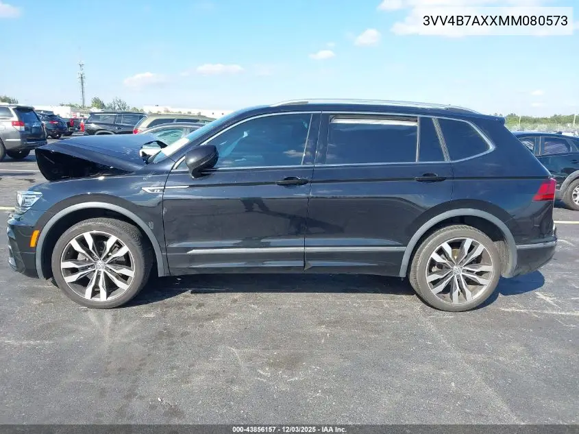 3VV4B7AXXMM080573 2021 Volkswagen Tiguan 2.0T Sel Premium R-Line