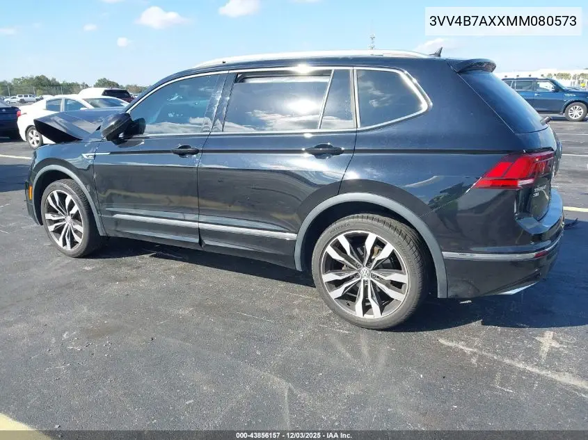 3VV4B7AXXMM080573 2021 Volkswagen Tiguan 2.0T Sel Premium R-Line