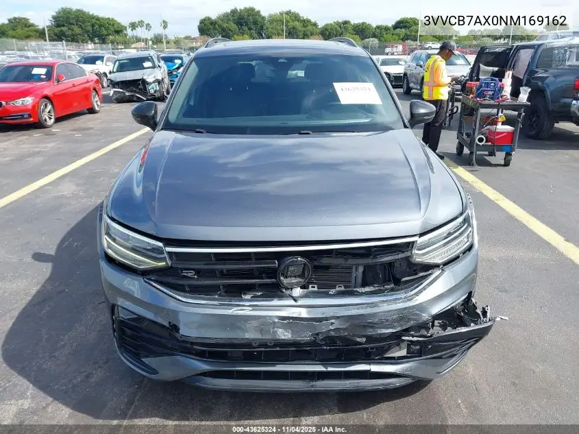 3VVCB7AX0NM169162 2022 Volkswagen Tiguan 2.0T Se R-Line Black