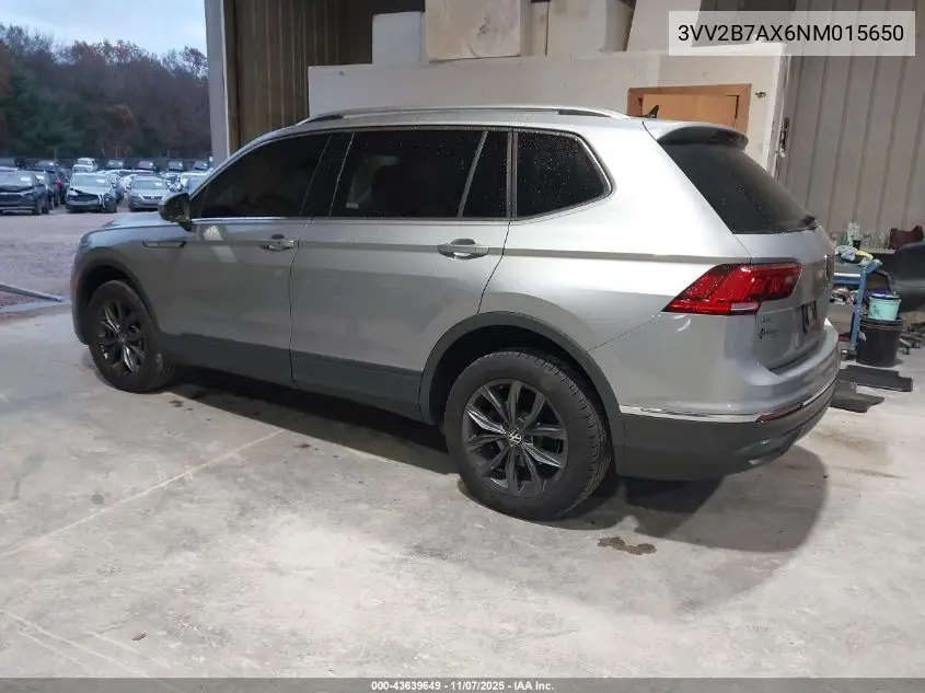 3VV2B7AX6NM015650 2022 Volkswagen Tiguan 2.0T Se