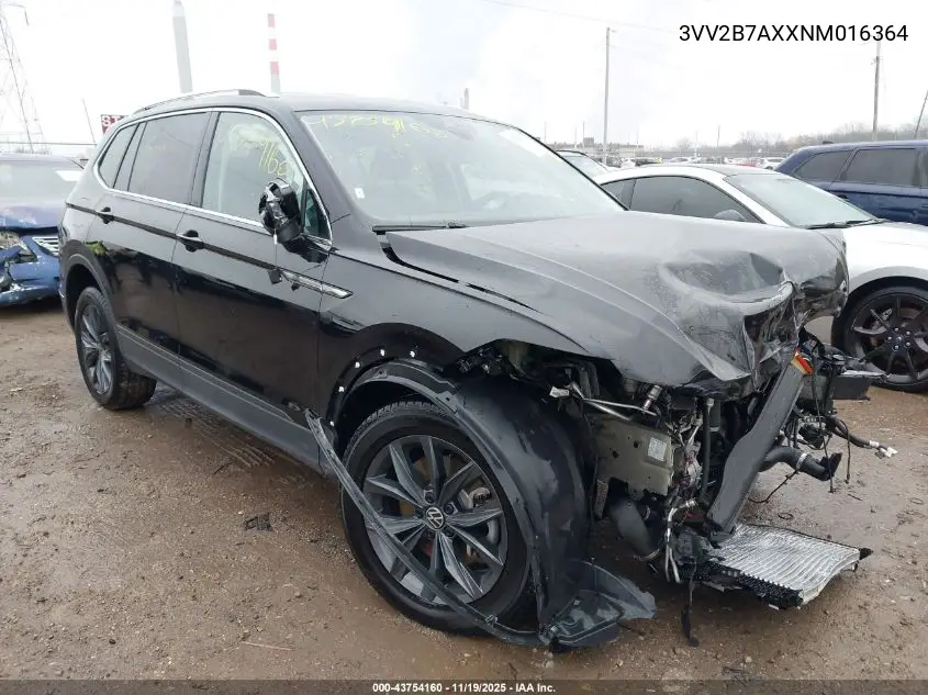 3VV2B7AXXNM016364 2022 Volkswagen Tiguan 2.0T Se