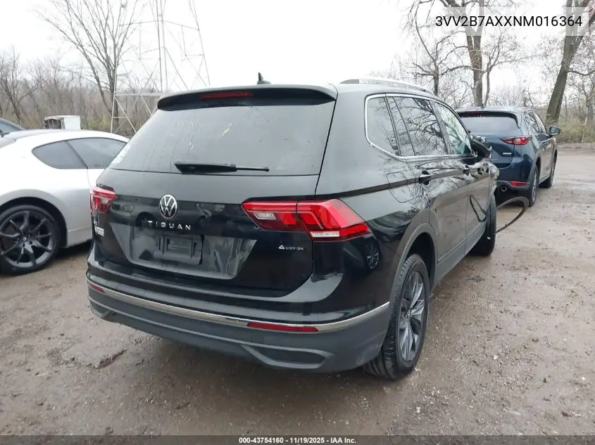 3VV2B7AXXNM016364 2022 Volkswagen Tiguan 2.0T Se