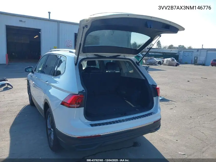 3VV2B7AX3NM146776 2022 Volkswagen Tiguan 2.0T Se