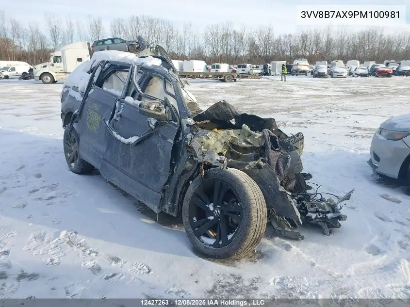 3VV8B7AX9PM100981 2023 Volkswagen Tiguan