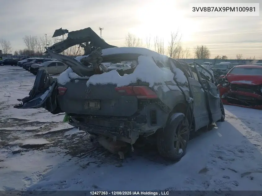 3VV8B7AX9PM100981 2023 Volkswagen Tiguan