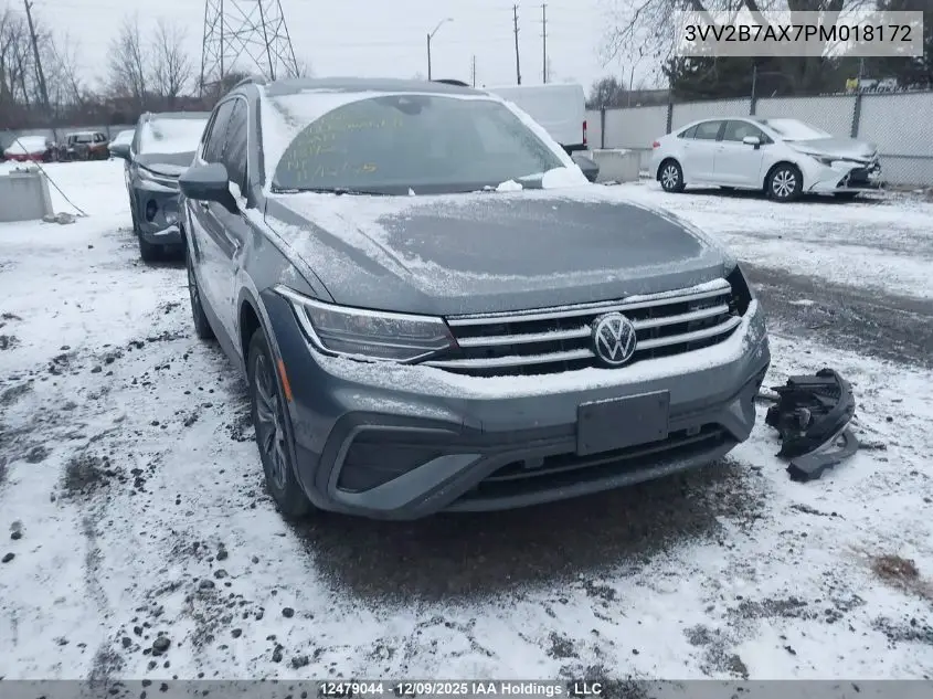 3VV2B7AX7PM018172 2023 Volkswagen Tiguan Comfortline