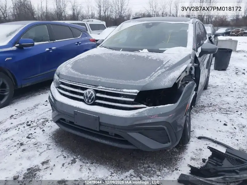 3VV2B7AX7PM018172 2023 Volkswagen Tiguan Comfortline