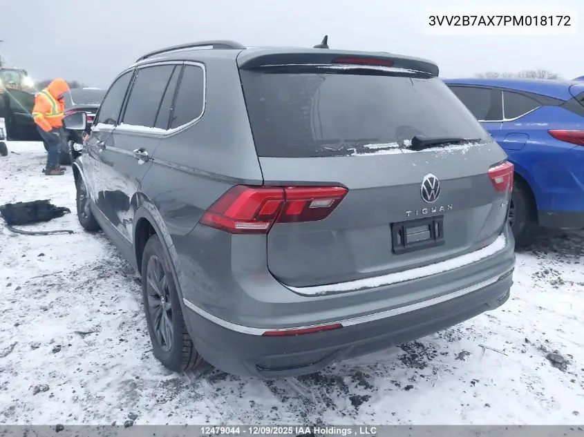 3VV2B7AX7PM018172 2023 Volkswagen Tiguan Comfortline
