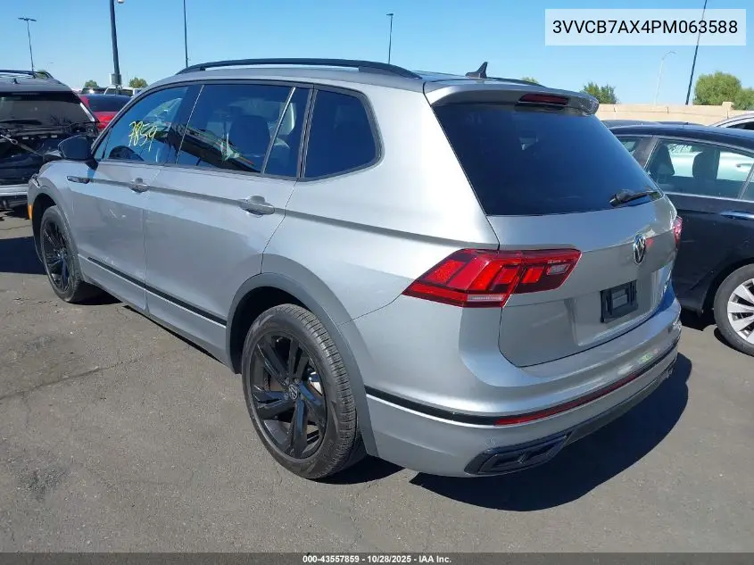 3VVCB7AX4PM063588 2023 Volkswagen Tiguan 2.0T Se R-Line Black