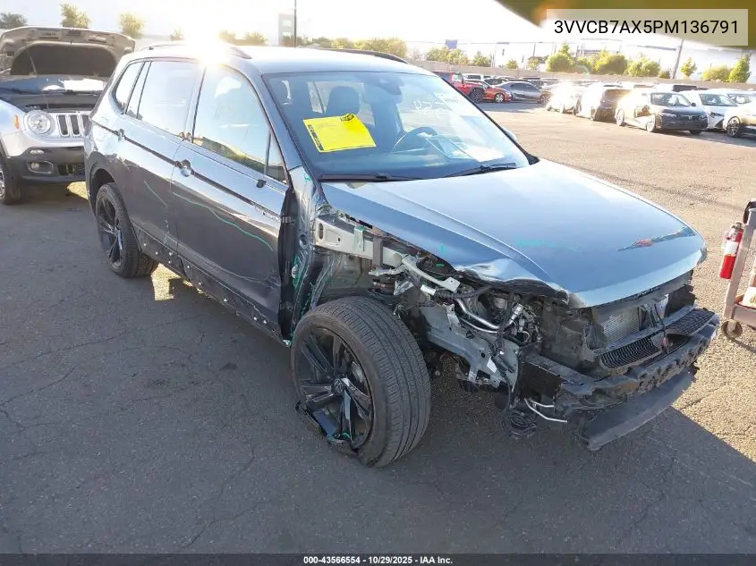 3VVCB7AX5PM136791 2023 Volkswagen Tiguan 2.0T Se R-Line Black