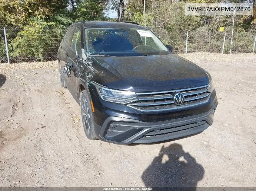 3VVRB7AXXPM042870 2023 Volkswagen Tiguan 2.0T S