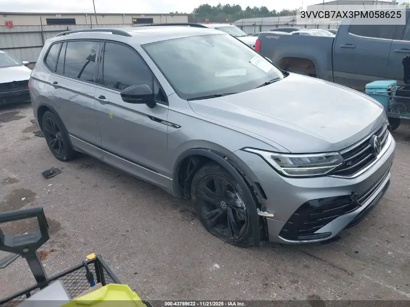 3VVCB7AX3PM058625 2023 Volkswagen Tiguan 2.0T Se R-Line Black