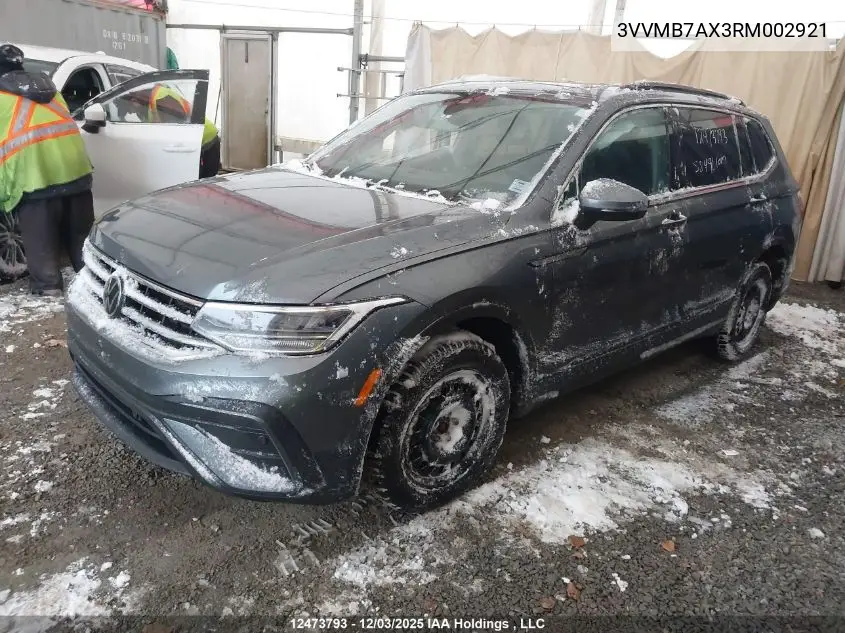 3VVMB7AX3RM002921 2024 Volkswagen Tiguan Comfortline