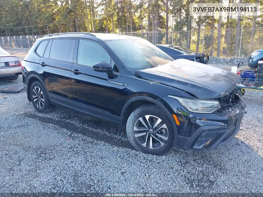 3VVFB7AX9RM194113 2024 Volkswagen Tiguan 2.0T S