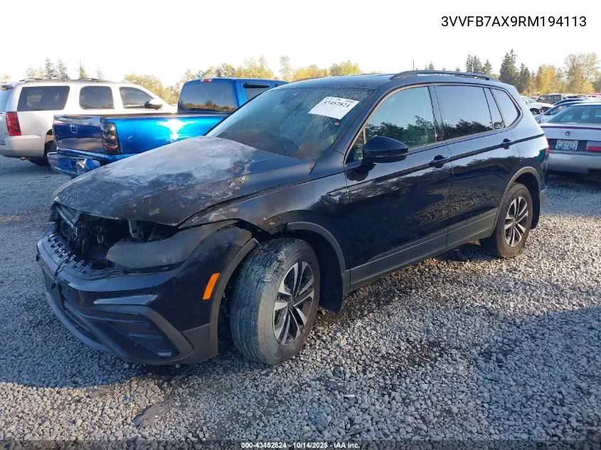 3VVFB7AX9RM194113 2024 Volkswagen Tiguan 2.0T S