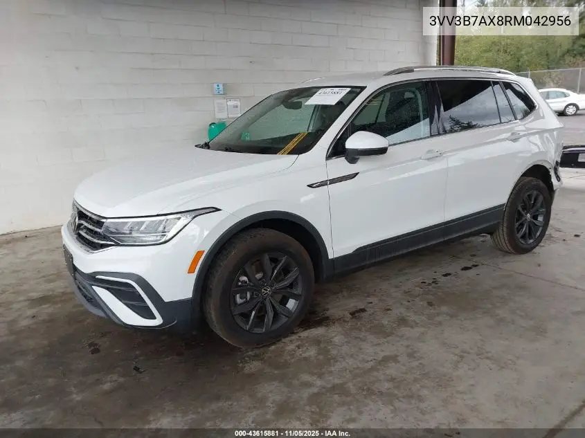 3VV3B7AX8RM042956 2024 Volkswagen Tiguan 2.0T Se/2.0T Wolfsburg Edition