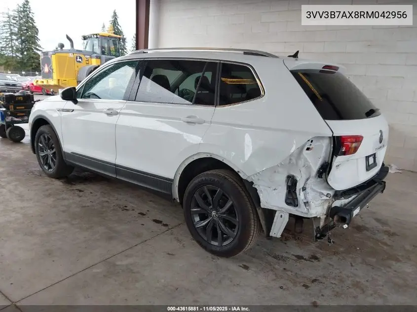3VV3B7AX8RM042956 2024 Volkswagen Tiguan 2.0T Se/2.0T Wolfsburg Edition