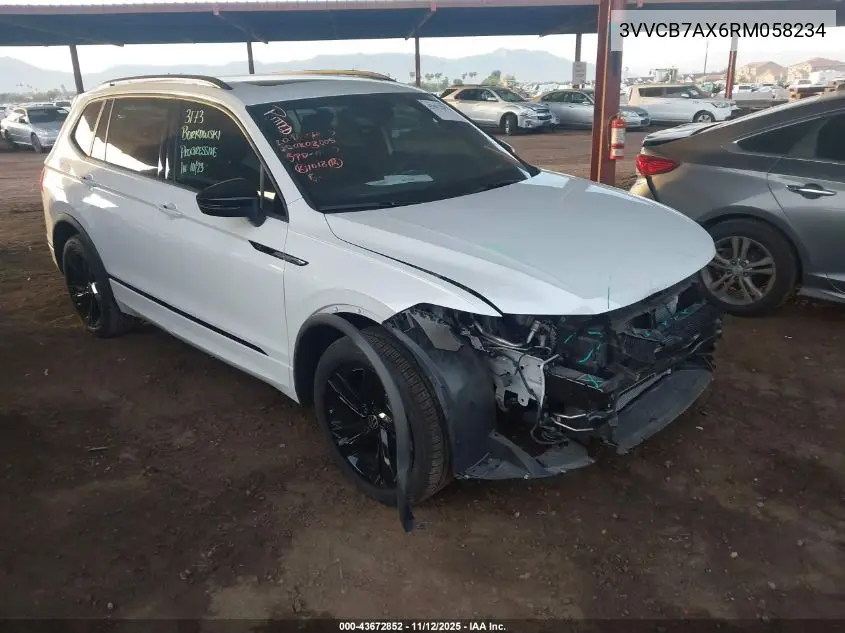 3VVCB7AX6RM058234 2024 Volkswagen Tiguan 2.0T Se R-Line Black