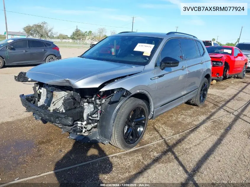 3VVCB7AX5RM077924 2024 Volkswagen Tiguan 2.0T Se R-Line Black