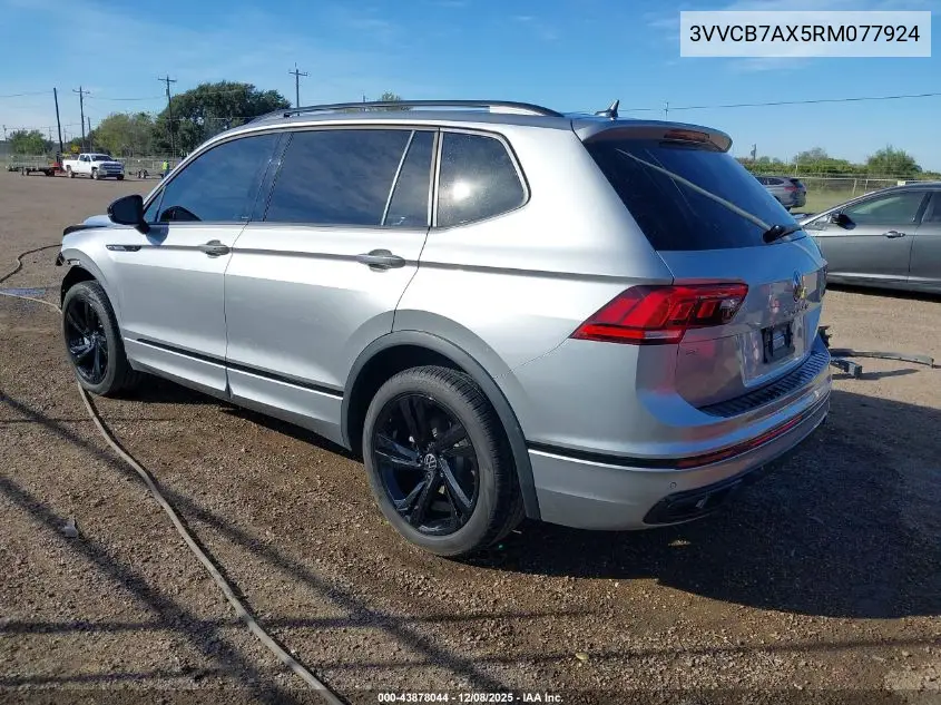 3VVCB7AX5RM077924 2024 Volkswagen Tiguan 2.0T Se R-Line Black