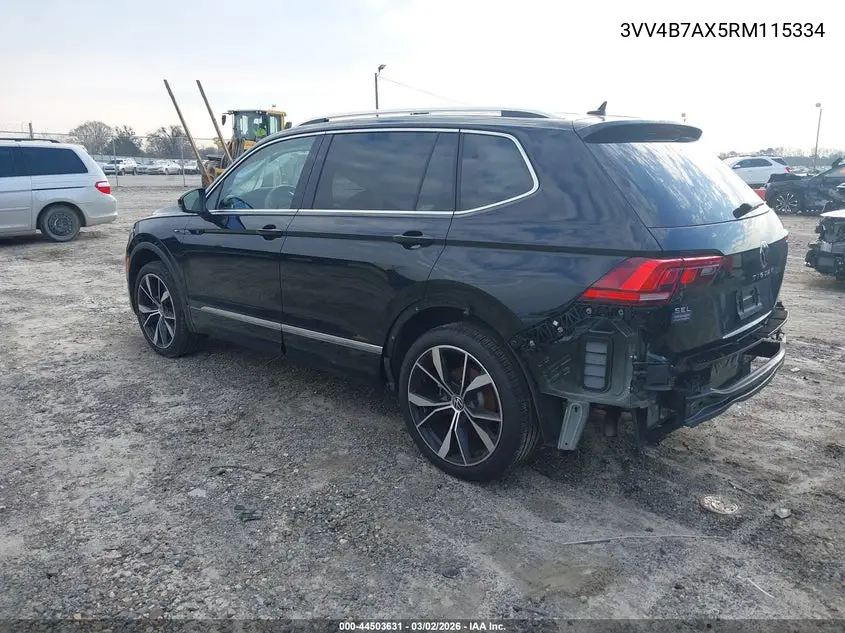 3VV4B7AX5RM115334 2024 Volkswagen Tiguan 2.0T Sel R-Line