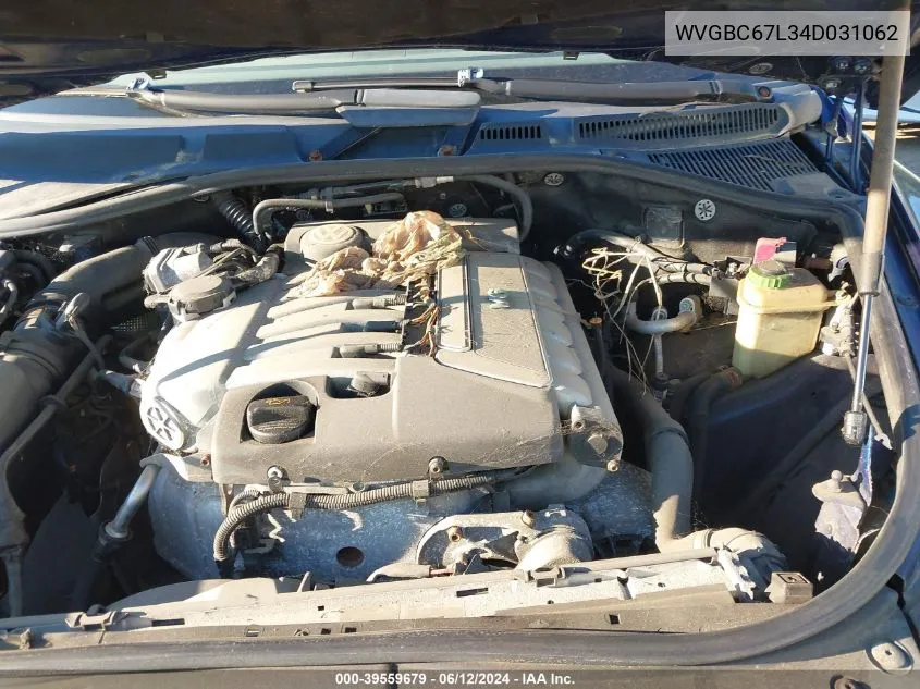 WVGBC67L34D031062 2004 Volkswagen Touareg V6