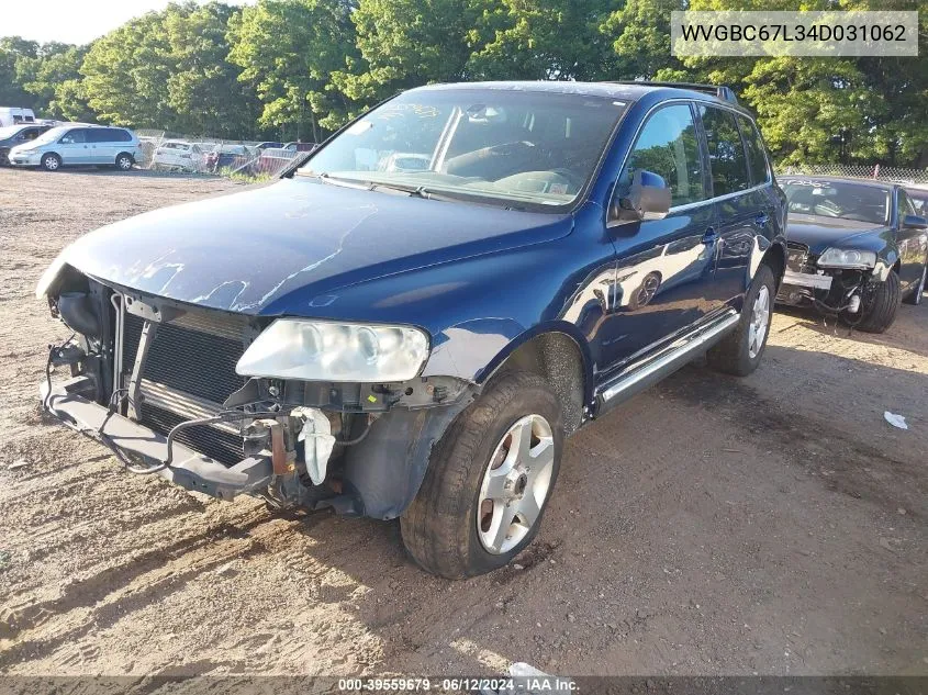 WVGBC67L34D031062 2004 Volkswagen Touareg V6