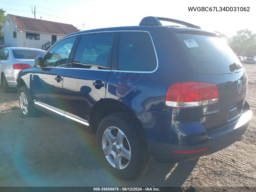 WVGBC67L34D031062 2004 Volkswagen Touareg V6