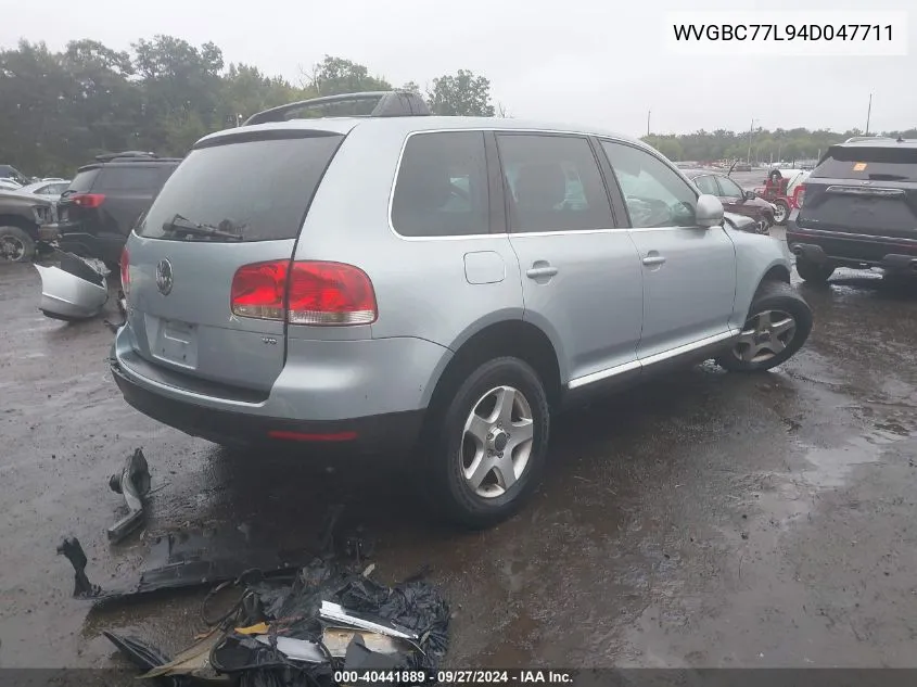 WVGBC77L94D047711 2004 Volkswagen Touareg V6