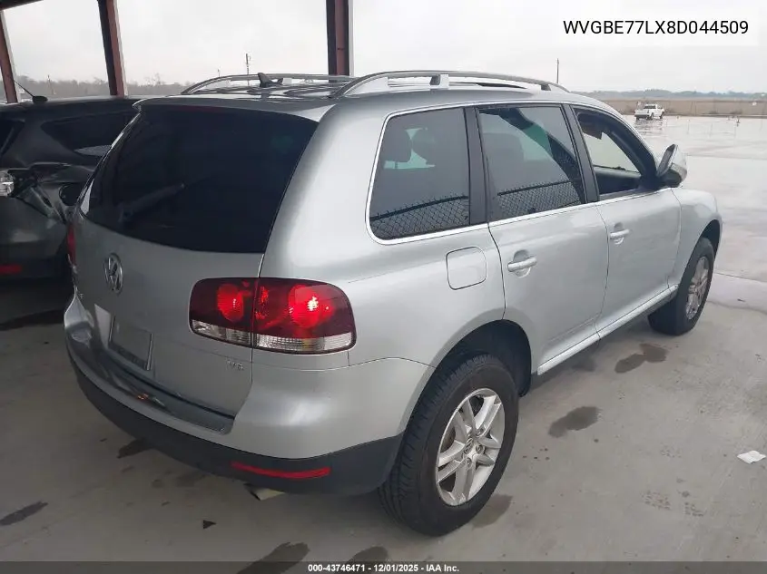 WVGBE77LX8D044509 2008 Volkswagen Touareg 2 Vr6 Fsi